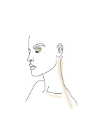 Female Face Sketch | Créez votre propre affiche