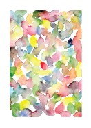 Colorful Abstract Watercolor Art | Créez votre propre affiche