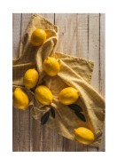 Lemons On Table | Créez votre propre affiche