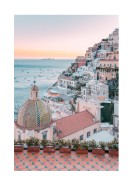 Positano Amalfi Coast Sunset | Créez votre propre affiche