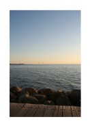 View Of The Ocean In Sunset | Créez votre propre affiche