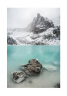 Lake And Snowy Mountain | Créez votre propre affiche