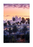 Los Angeles Skyline At Sunset | Créez votre propre affiche