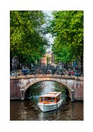 Canal In Amsterdam | Créez votre propre affiche