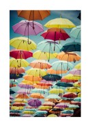 Umbrellas On Street In Madrid | Créez votre propre affiche
