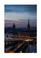 Stockholm By Night | Créez votre propre affiche