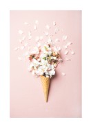 Flowers In Waffle Cone | Créez votre propre affiche