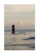 Surfer In The Ocean | Créez votre propre affiche