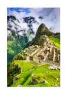 View Of Machu Picchu In Peru | Créez votre propre affiche