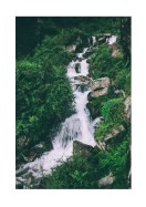 Beautiful Waterfall In The Himalayas | Créez votre propre affiche