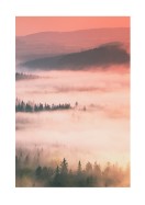 Dreamy And Misty Forest Landscape | Créez votre propre affiche