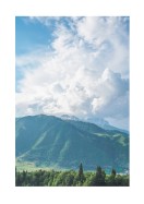 Sunny Mountain Landscape | Créez votre propre affiche