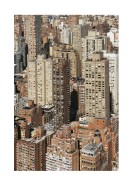 Aerial View Of Buildings In New York City | Créez votre propre affiche